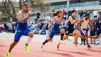 track athlete competing
